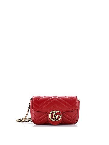 Gucci GG Marmont Flap Bag Matelasse Leather Super Mini (view 1)