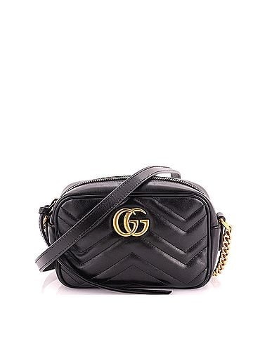 Gucci GG Marmont Shoulder Bag Matelasse Leather Mini (view 1)