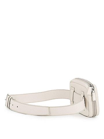 Prada Prada Vitello Daino Small Belt Bag, Soft Leather, White, Handbag (view 2)