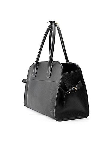 Prada Prada tote bag, soft grain leather, 1BG517, PRADA, black, handbag, PRADA (view 2)