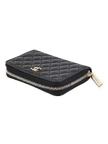 Chanel Chanel Wallet/Coin Case Matelassé Coco Mark Lambskin AP5378 CHANEL Wallet Black WALLET (view 2)