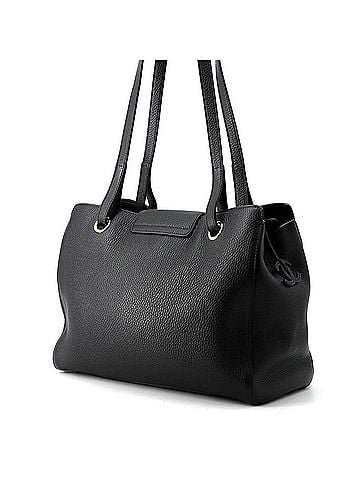 Chanel Chanel Tote Bag Small Handbag Coco Mark Grained Calfskin AS6244 CHANEL Black Women's (view 2)