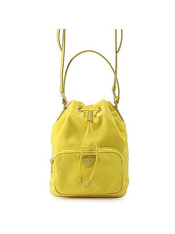 Prada Prada Re-Nylon Duet Bucket Bag Nylon Leather 1BH038 PRADA 2-way Handbag (view 1)