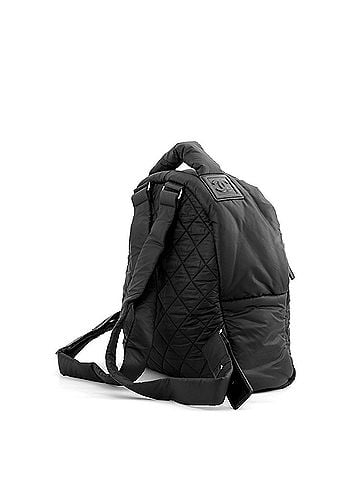Chanel Chanel Matelassé Backpack, Coco Mark, Cocoon Nylon, A92559, CHANEL Handbag, Black, Women's (view 2)