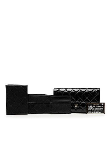 Chanel CC Quilted Patent Classic Flap Long Wallet (view 2)