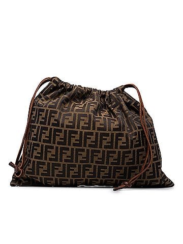 Fendi Zucca Canvas Drawstring Pouch (view 1)