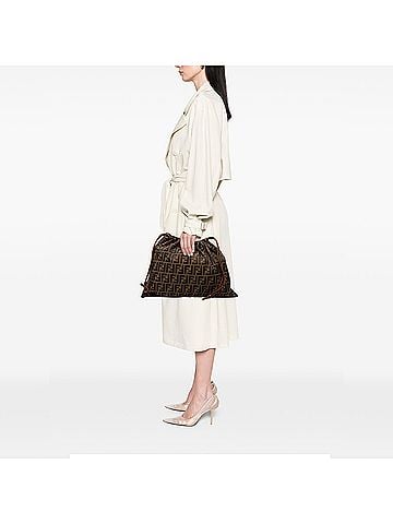 Fendi Zucca Canvas Drawstring Pouch (view 2)