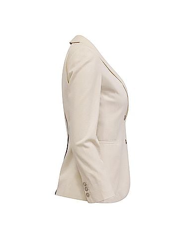Gucci Gucci Single-breasted Blazer in White Wool (view 1)