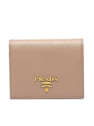 Prada Saffiano Bifold Small Wallet (view 1)
