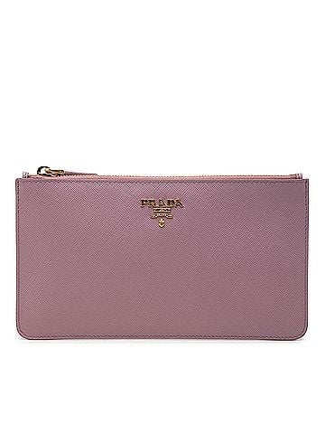 Prada Saffiano Flat Pouch (view 1)