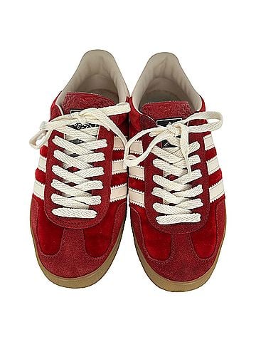 Gucci Adidas x Gucci Gazelle Sneakers in Burgundy Suede (view 2)