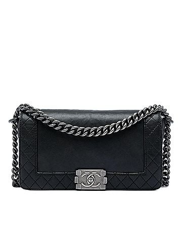 Chanel Old Medium Lambskin Boy Reverso Flap (view 1)