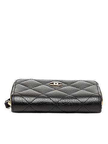 Chanel CC Quilted Caviar Zip Coin Purse (view 2)