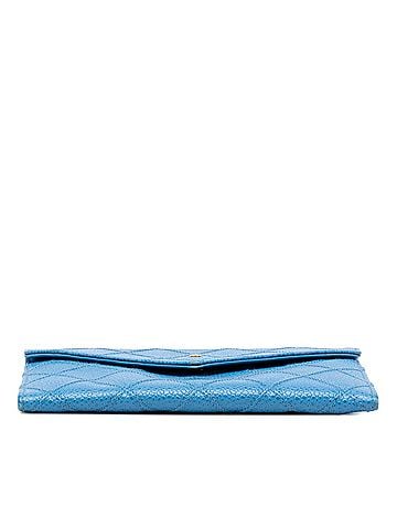Chanel CC Quilted Caviar Envelope Wallet (view 2)