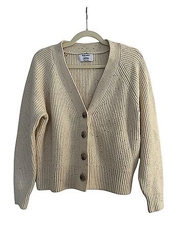 Old Navy Ribbed V-Neck Button-Up Cardigan Cardigan (view 1)