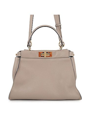 Fendi Fendi Peekaboo handbag, tortoiseshell pattern, regular leather, 8BN290, FENDI 2-way handbag. (view 1)
