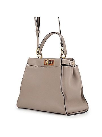 Fendi Fendi Peekaboo handbag, tortoiseshell pattern, regular leather, 8BN290, FENDI 2-way handbag. (view 2)