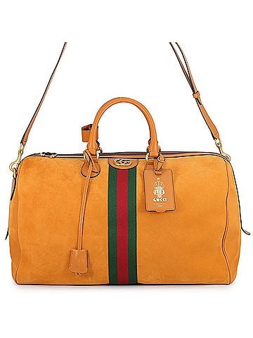 Gucci Gucci Boston bag, Savoy medium duffel suede, 834460, GUCCI 2-way shoulder handbag, (view 1)