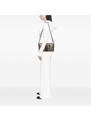 Gucci Medium GG Supreme Ophidia Top Handle Bag (view 2)