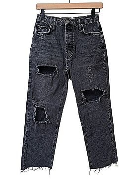 We the Free Distressed Straight Leg Cropped Jeans Jeans (view 1)