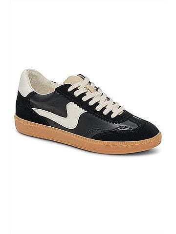 Dolce Vita Women's Notice Sneakers in Black Suede (view 2)