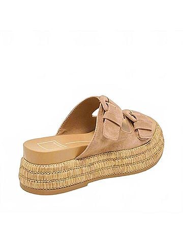 Dolce Vita Women's Witny Platform Sandals in Toffee Suede (view 2)