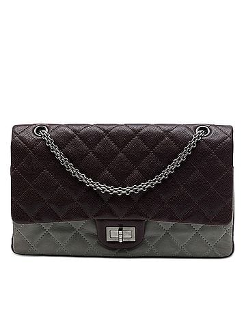 Chanel Bicolor Caviar and Iridescent Calfskin Reissue 2.55 Double Flap 226 (view 1)