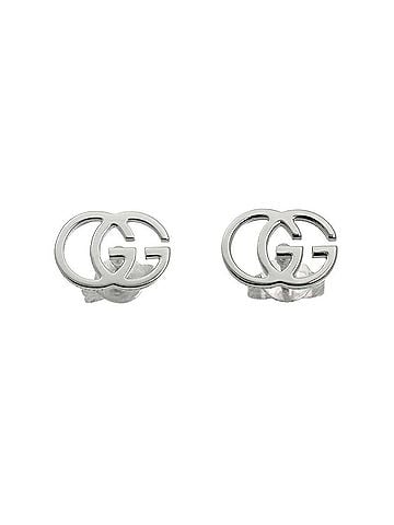 Gucci Gucci GG Running Earrings, 18K White Gold (750), Pierced Earrings (view 1)