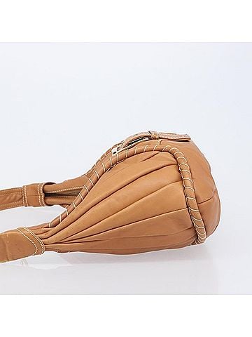Gucci Shoulder Leather Brown Leather Shoulder Bag Bag (view 2)