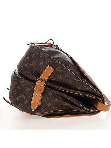 Louis Vuitton Saumur Monogram Canvas Brown Canvas Shoulder Bag Bag (view 2)