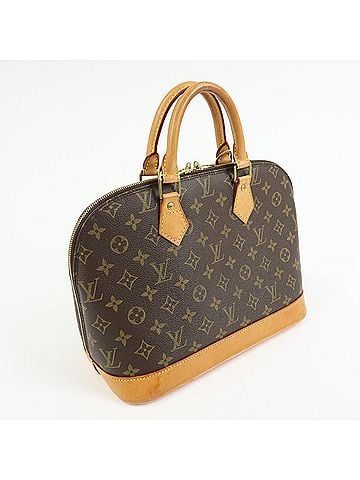 Louis Vuitton Alma Monogram Canvas Brown Canvas Handbag (view 2)