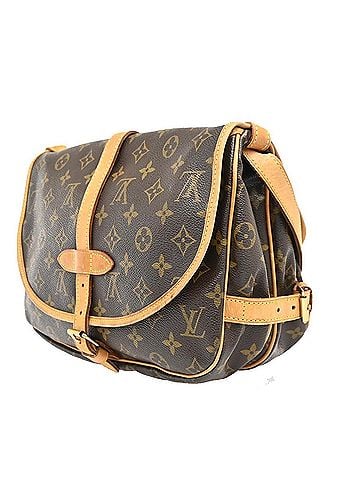 Louis Vuitton Saumur Monogram Canvas Brown Canvas Shoulder Bag Bag (view 2)