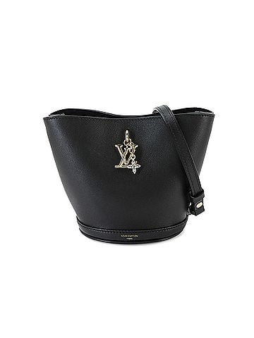 Louis Vuitton LV Bloom Mini Hobo by Louis Vuitton, a shoulder and handbag in leather, black, model M27260, RFID-protected. (view 1)