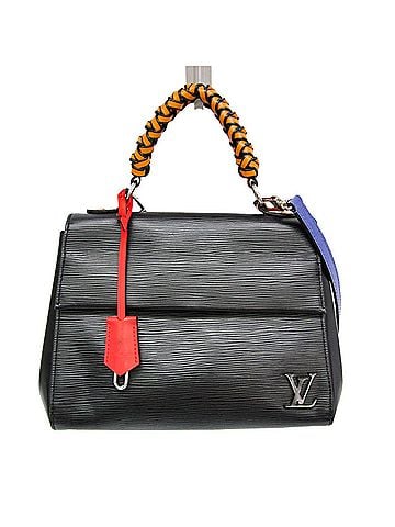 Louis Vuitton Cluny Top Handle Epi Leather Black Leather Handbag (view 1)