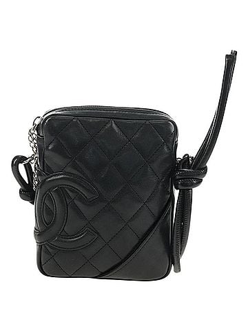 Chanel Cambon Crossbody Bag Quilted Leather Black Leather Shoulder Bag Bag (view 1)