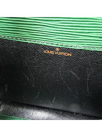 Louis Vuitton Cartouchiere Epi Leather Green Leather Handbag (view 2)