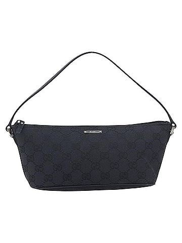 Gucci Boat Pochette Gg Canvas And Leather Black Canvas Clutche &amp; Pouche Bag (view 1)
