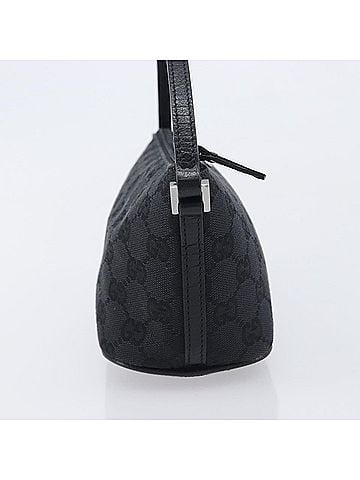Gucci Boat Pochette Gg Canvas And Leather Black Canvas Clutche &amp; Pouche Bag (view 2)