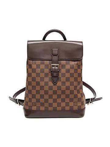 Louis Vuitton Soho Damier Brown Canvas Backpack Bag (view 1)