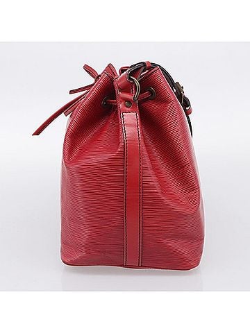 Louis Vuitton Petit Noe Epi Leather Red Leather Handbag (view 2)