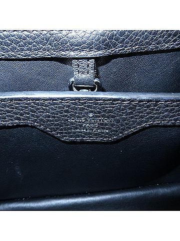 Louis Vuitton Capucines Fleur De Lys Taurillon Leather Black Leather Handbag (view 2)