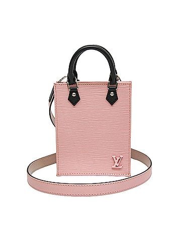 Louis Vuitton Petit Sac Plat Epi Leather Pink Leather Handbag (view 1)