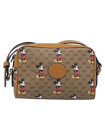 Gucci Disney Mickey Mouse Printed Mini Gg Coated Canvas Beige Canvas Backpack Bag (view 1)