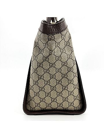 Gucci Ophidia Top Handle Gg Coated Canvas Brown Canvas Tote Bag Bag (view 2)