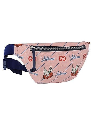 Gucci Children's Belt Bag Printed Gg Coated Canvas Pink Canvas Clutche &amp; Pouche Bag (view 1)