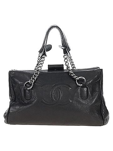 Chanel Perfect Day Leather Black Leather Tote Bag Bag (view 1)