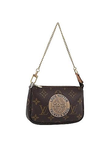 Louis Vuitton Pochette Accessoires Limited Edition Monogram Canvas Brown Canvas Clutche &amp; Pouche Bag (view 1)