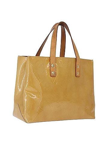 Louis Vuitton Reade Monogram Vernis Beige Patent_Leather Handbag (view 1)