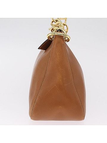 Prada Shoulder Leather Brown Leather Shoulder Bag Bag (view 2)