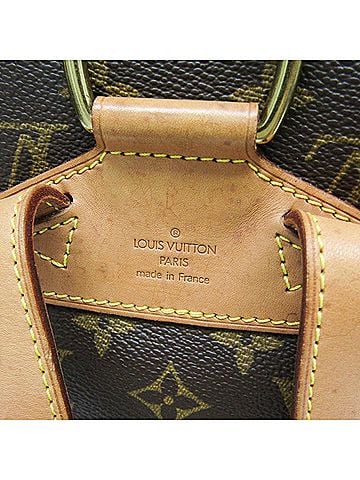Louis Vuitton Vintage Montsouris Monogram Canvas Brown Canvas Backpack Bag (view 2)
